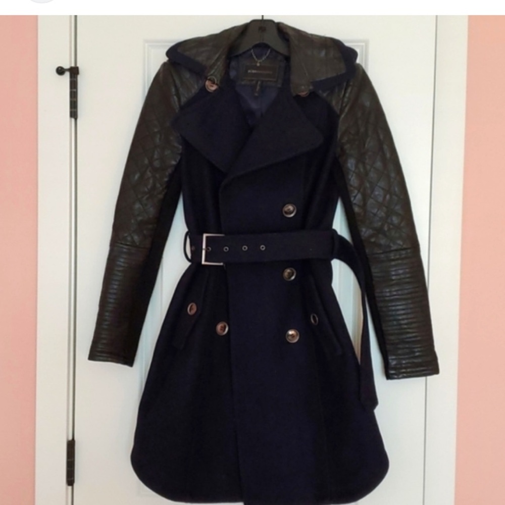 BCBG MaxAzria Quilted Leather Jacket
